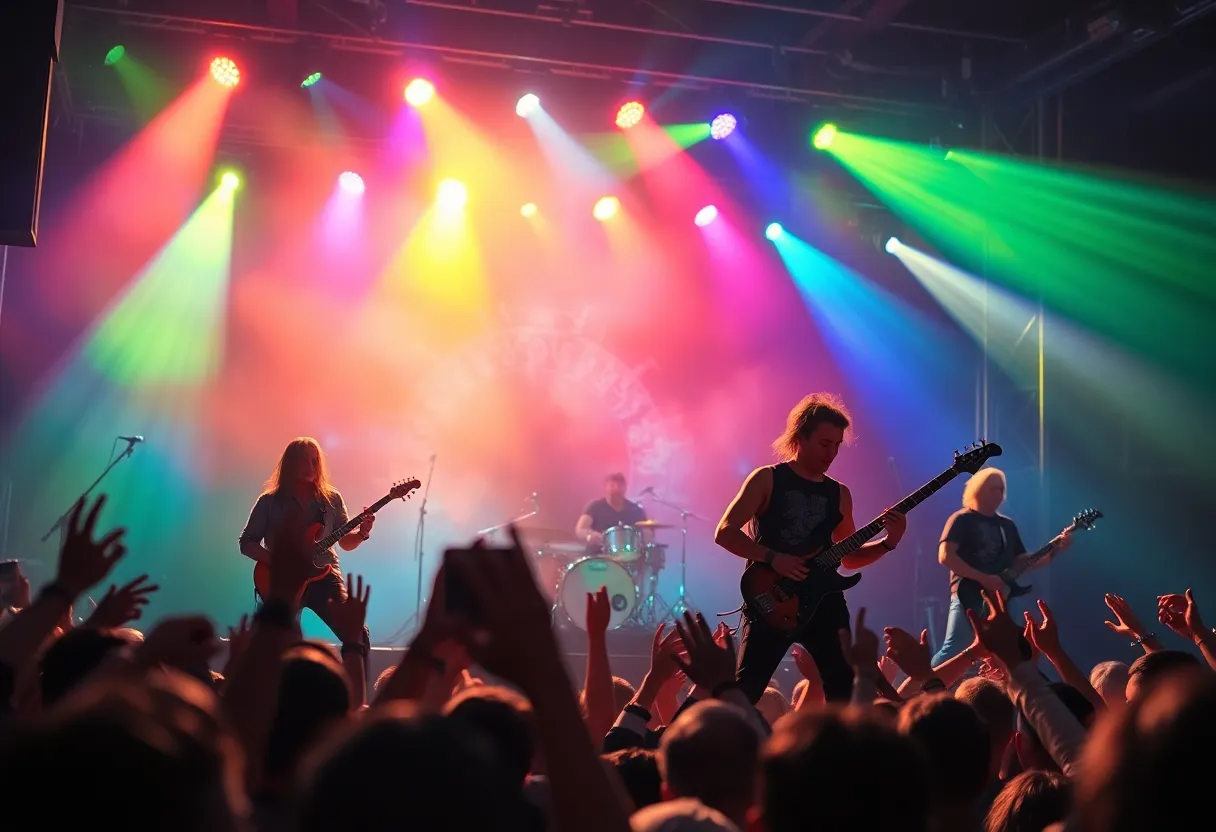 Nekrogoblikon performing live at The Abbey in Orlando with an engaged audience.