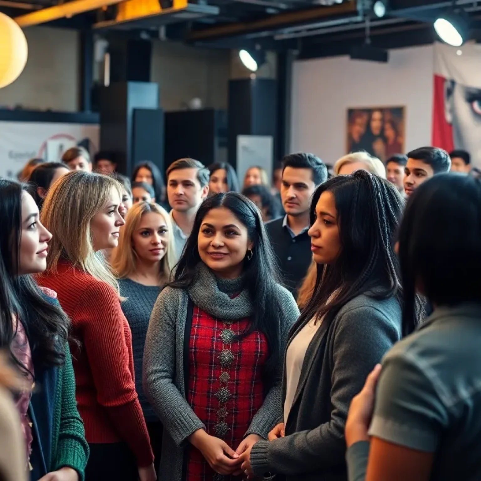 Diverse actors auditioning at a casting call in Orlando