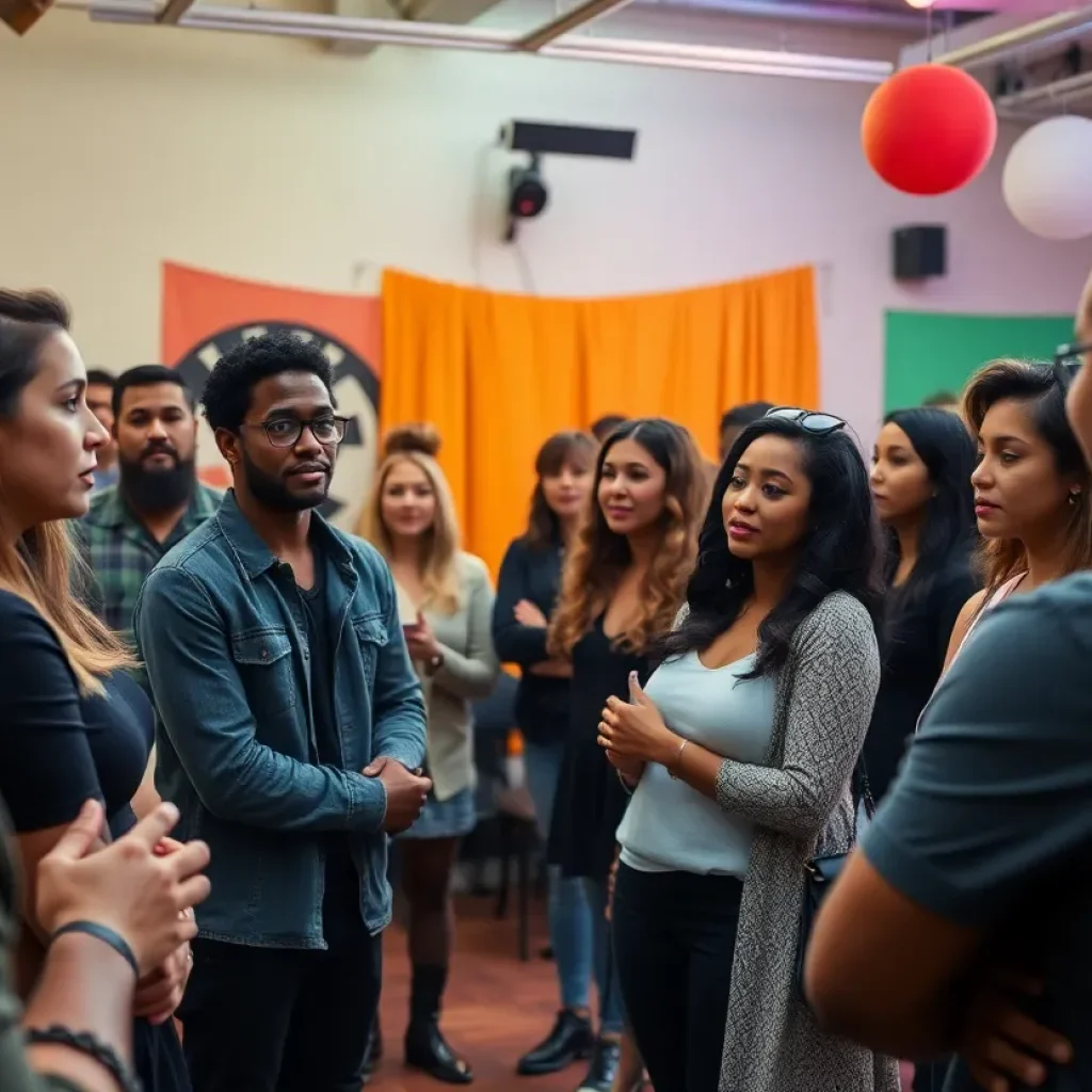 Actors auditioning at an Orlando casting call event
