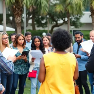 Orlando casting call event with actors and directors