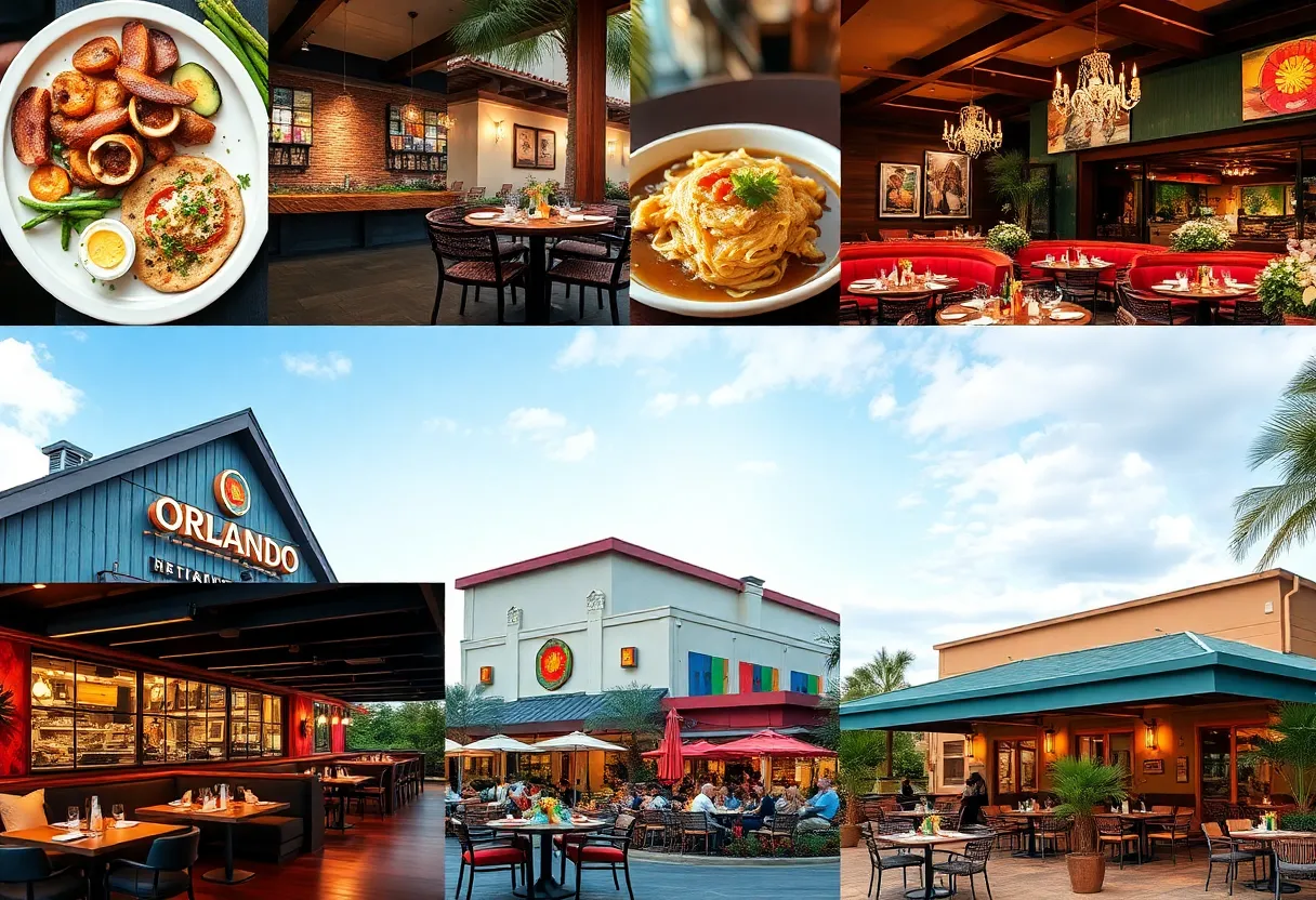 Diverse dining options in Orlando restaurants