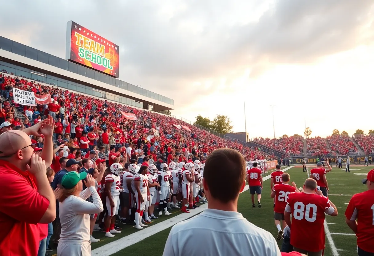 High school football game featuring Orlando Fightin' Tigers