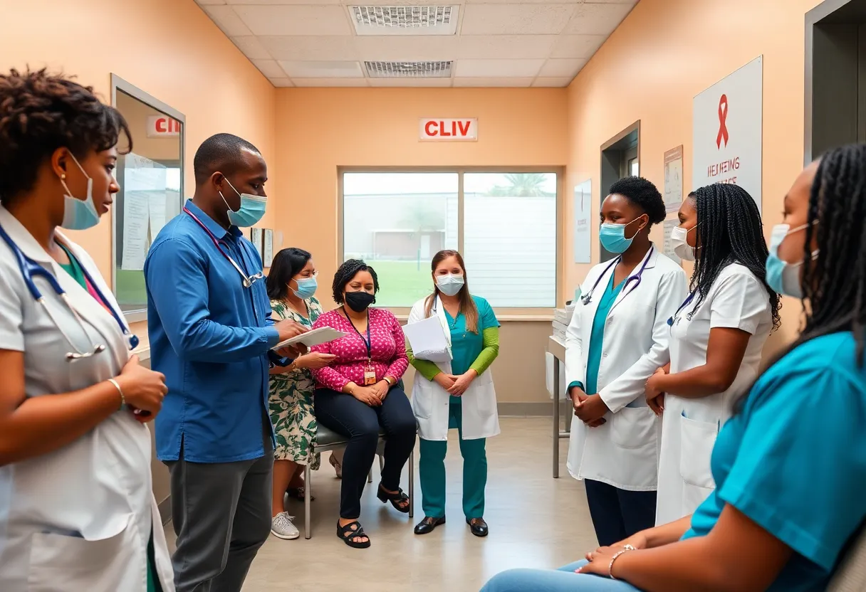 Healthcare professionals in Orlando assisting patients with HIV prevention services