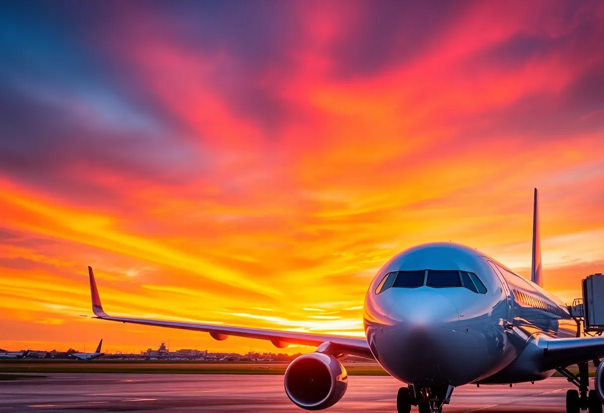 Airplane at Orlando International Airport