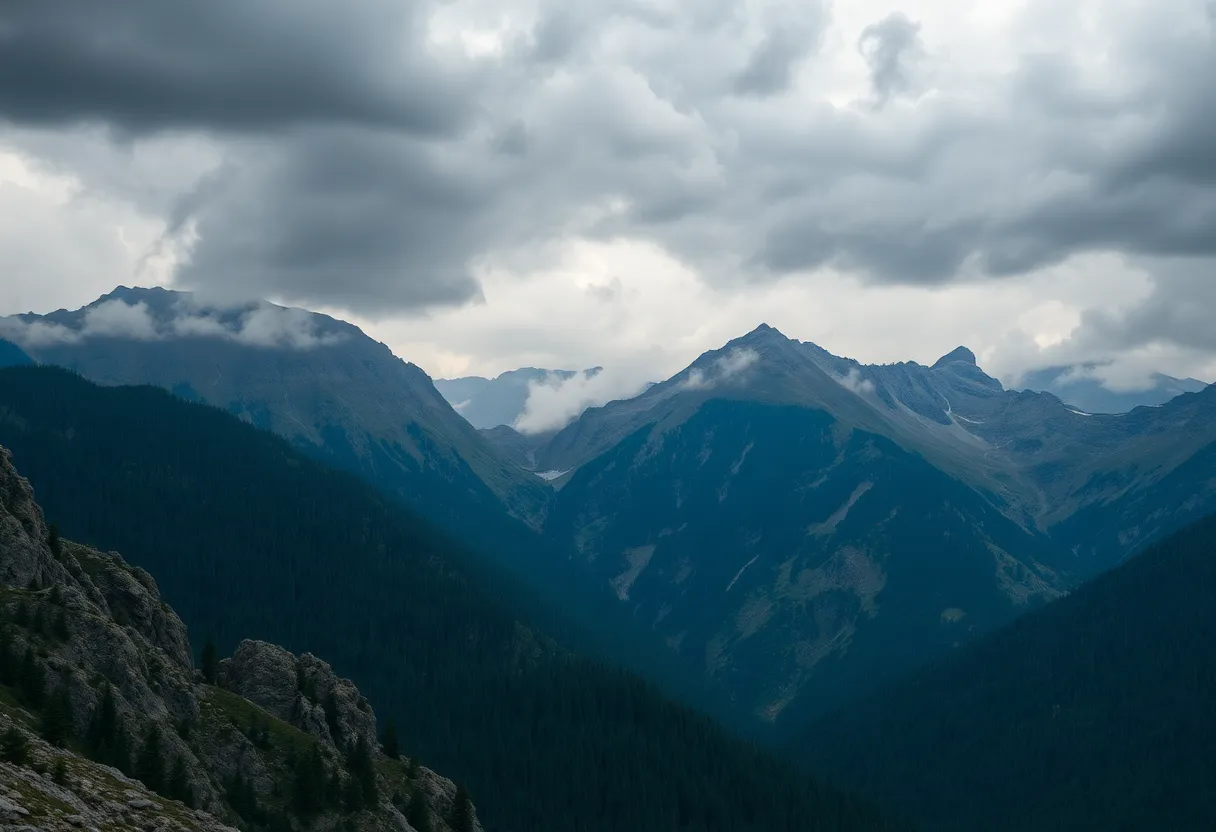 Climbers Facing Challenges in the Mountains