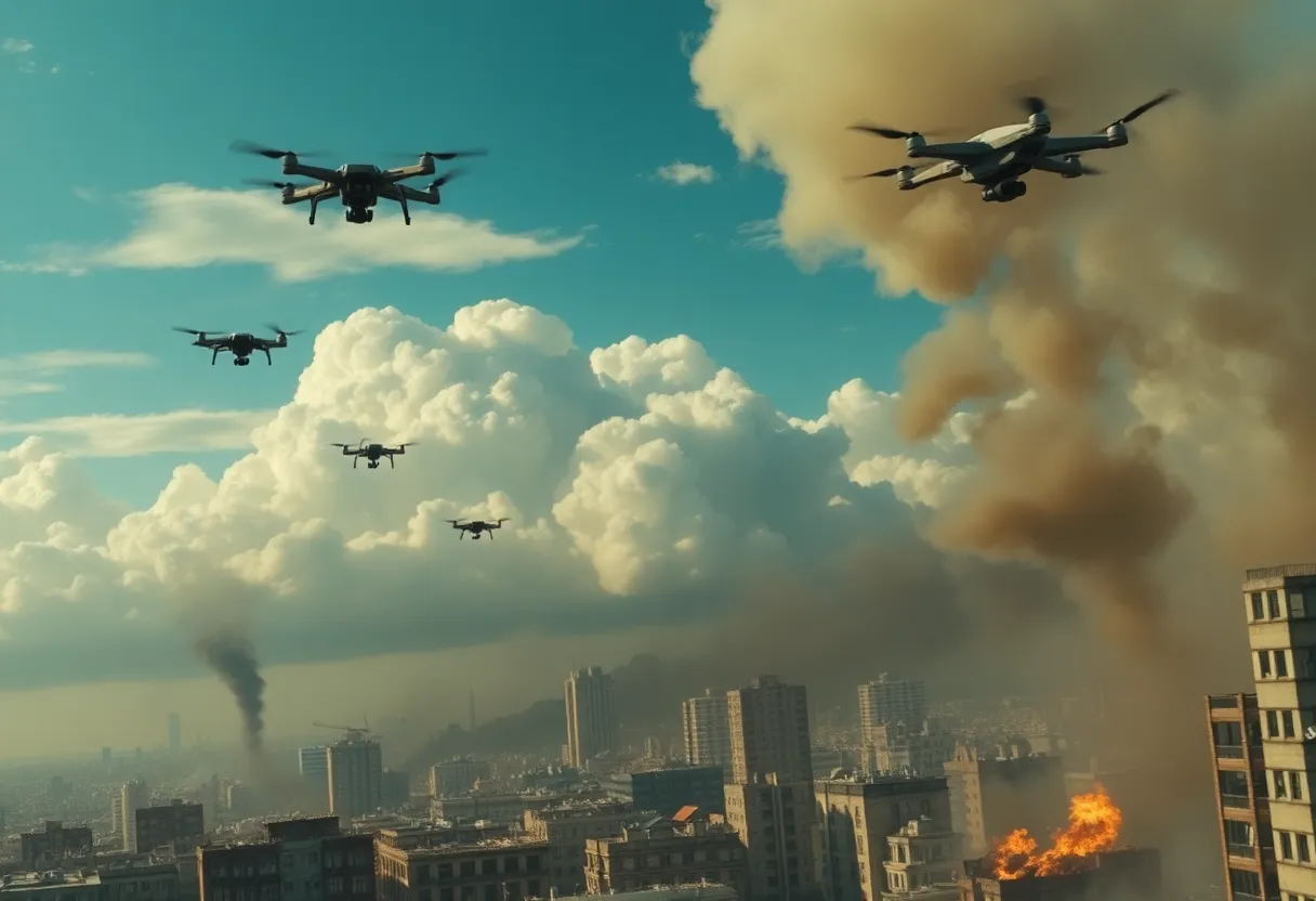 Russia Drone Attack on Ukraine