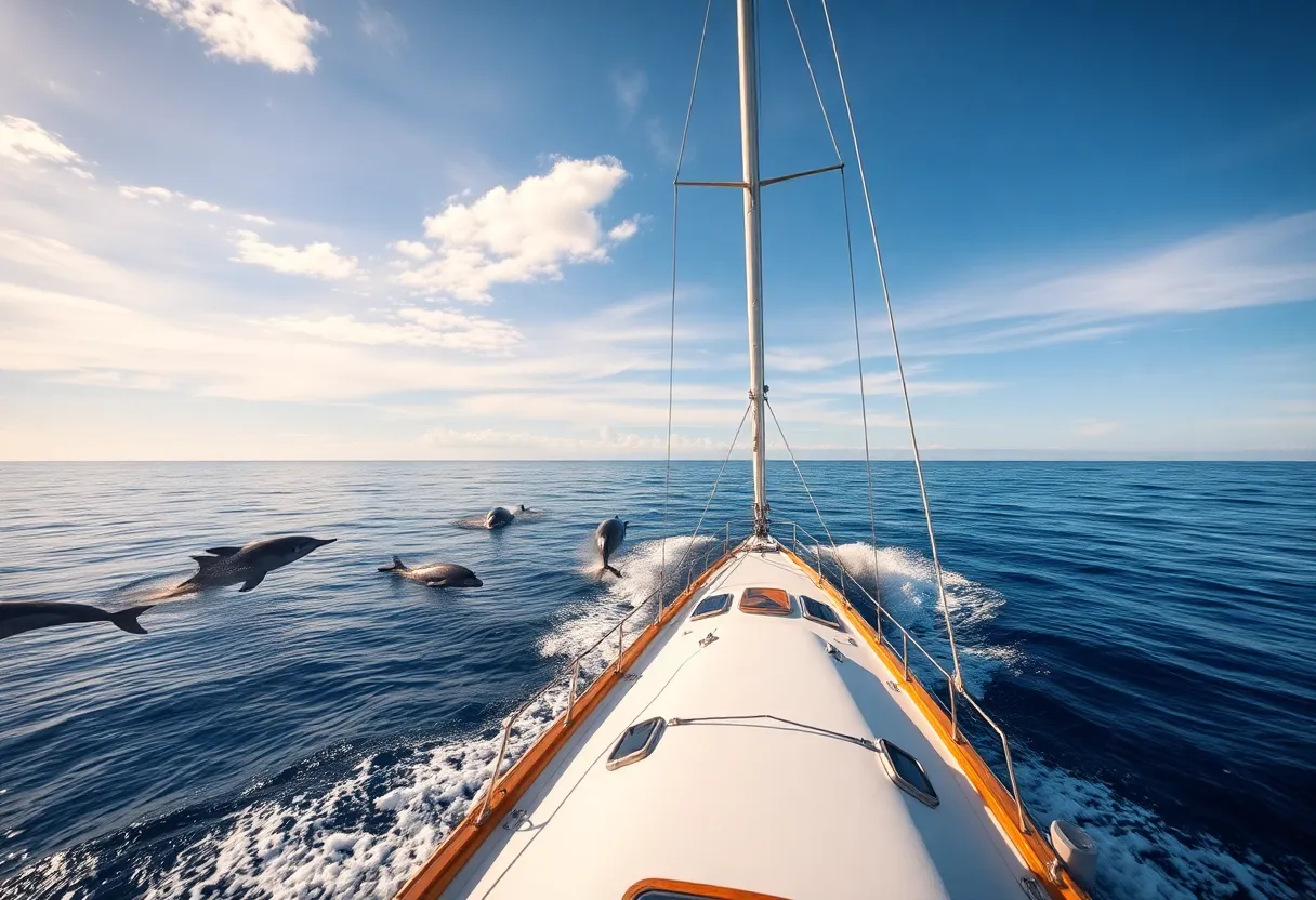 Sailing Journey Through the Pacific Ocean