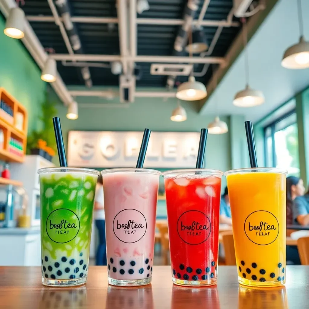 Exterior of Tiger Sugar boba tea shop in Orlando