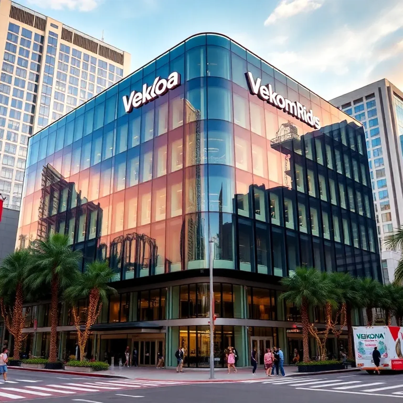 Exterior view of Vekoma Rides new headquarters in downtown Orlando.