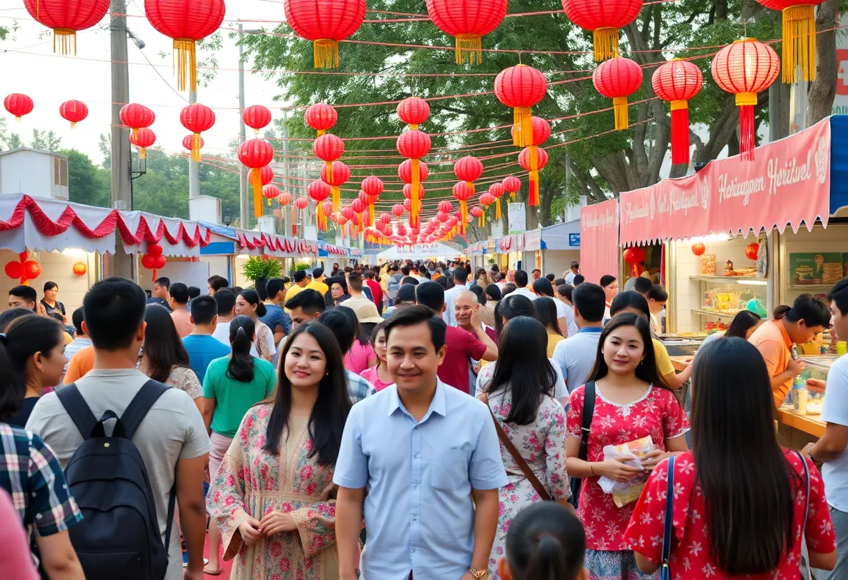 Gathering of the Vietnamese community celebrating cultural heritage in Orlando