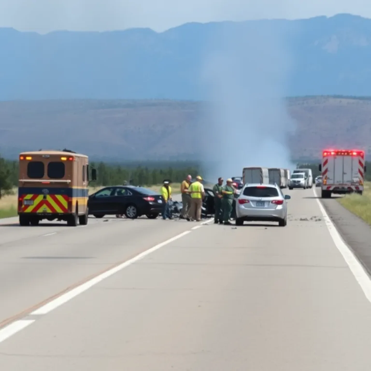 Aftermath of Yellowstone Collision