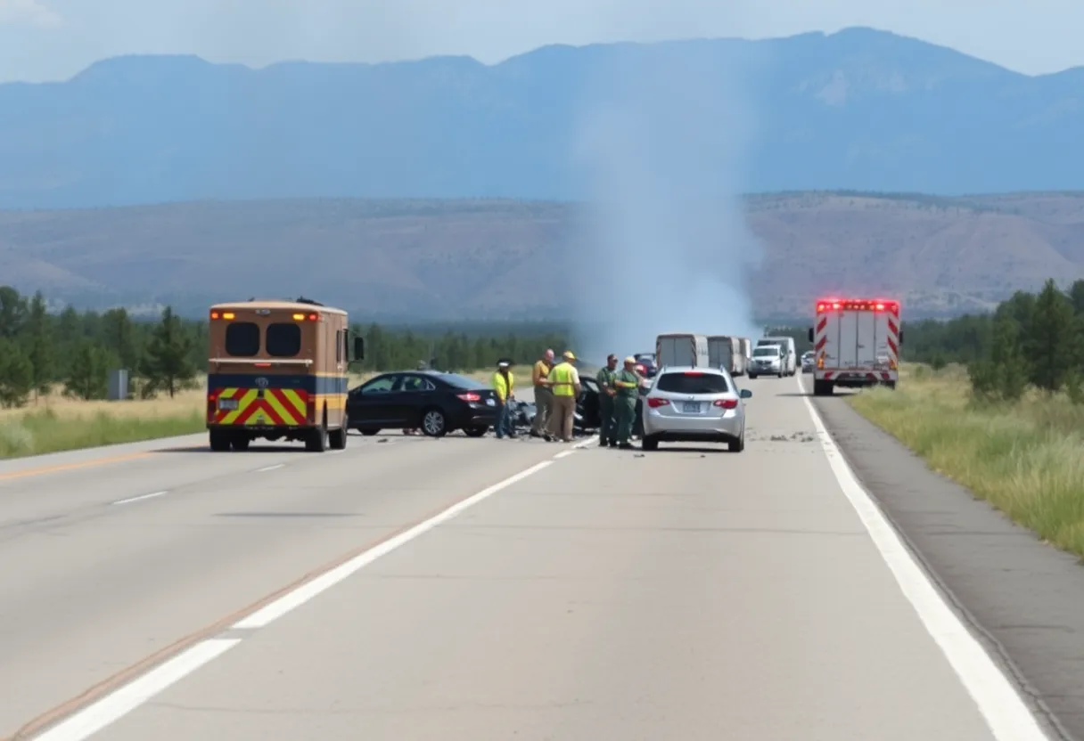 Aftermath of Yellowstone Collision