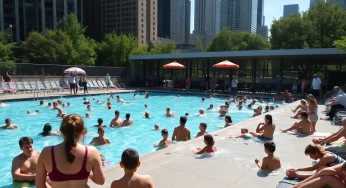 Chicago Pools Open as City Faces Dangerous Heat Wave