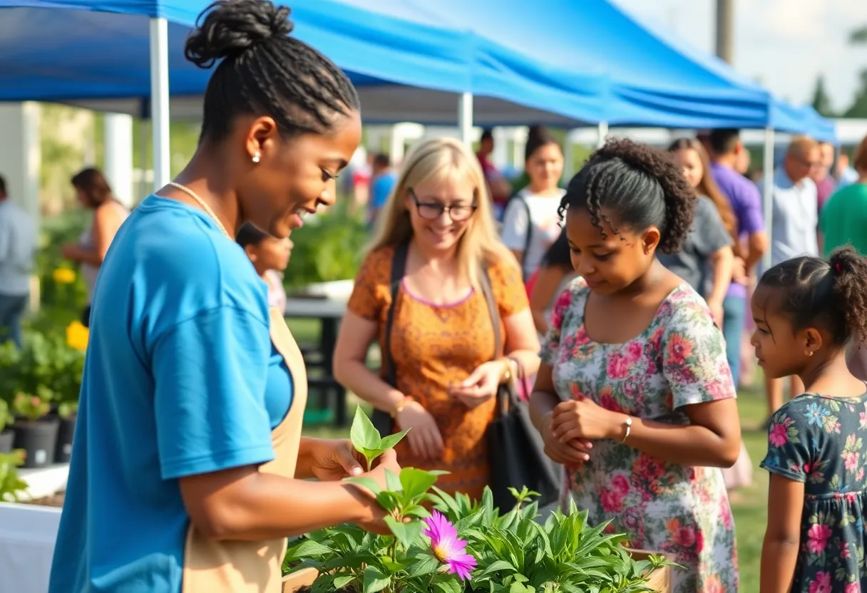 Families engaging in community events in Orlando
