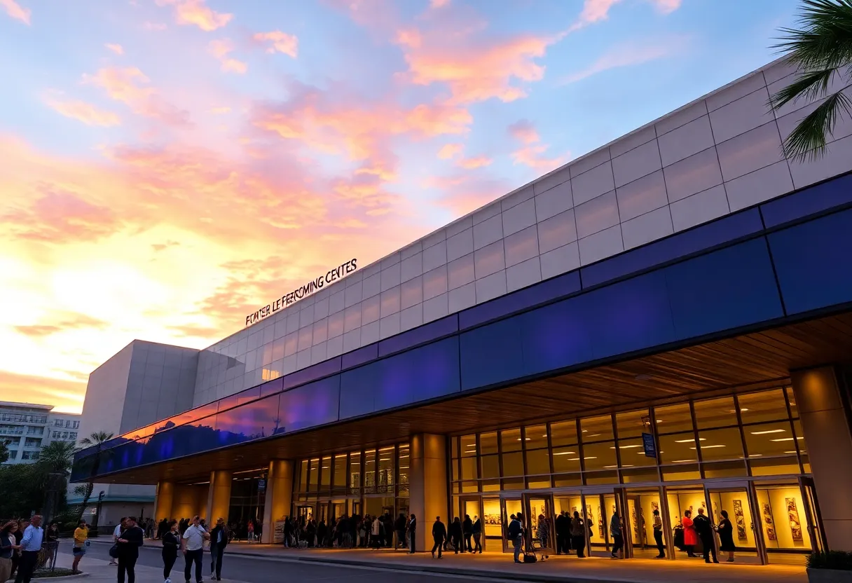 The Dr. Phillips Center for the Performing Arts in Orlando filled with theater-goers