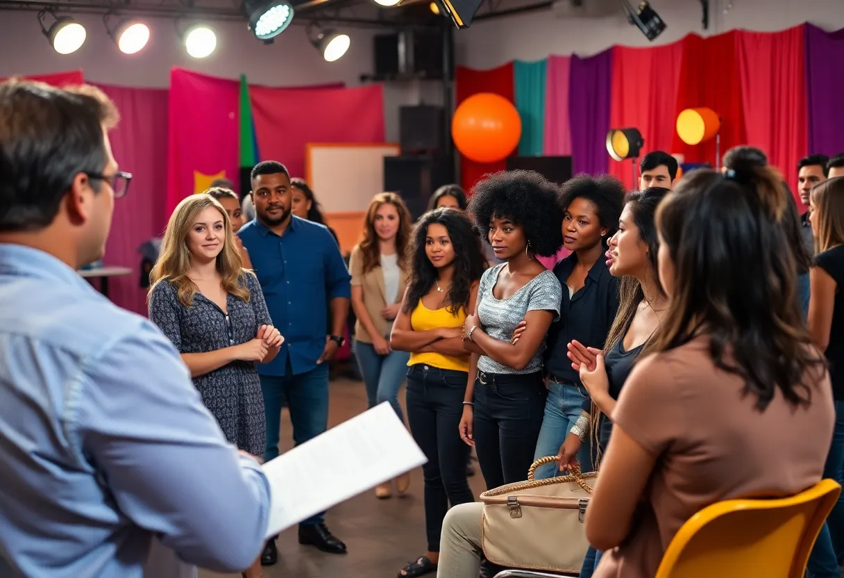 Actors auditioning for casting calls in Florida