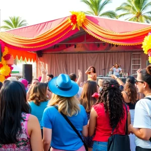 Women celebrating at Girls in Wonderland festival in Orlando