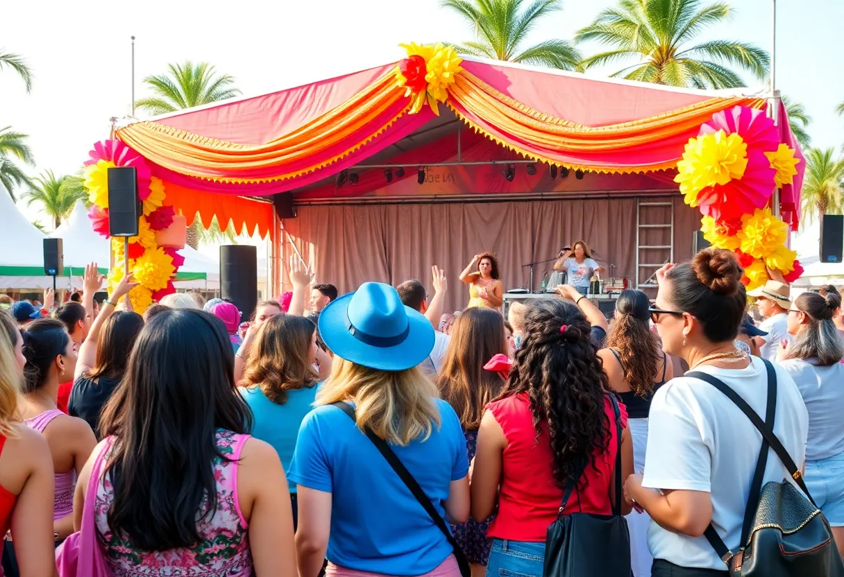 Women celebrating at Girls in Wonderland festival in Orlando