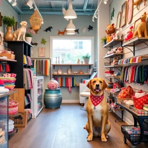 Interior of House of Sploot Boutique Pet Shop in Orlando