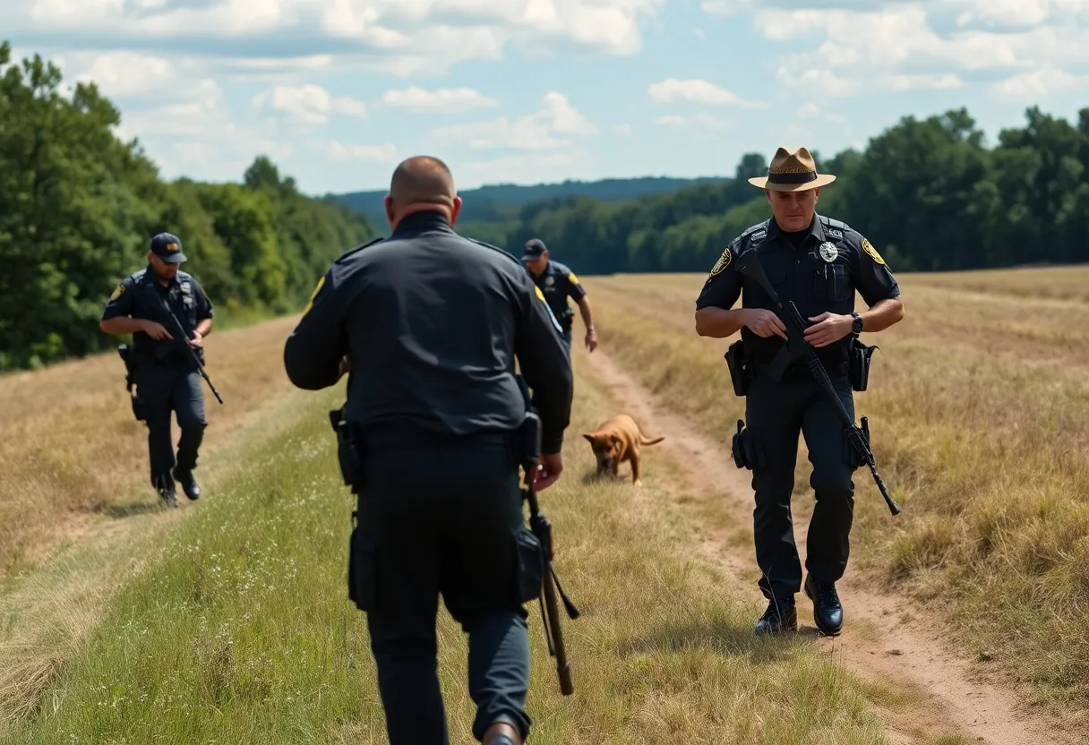 Law Enforcement Operation for Fugitive Capture
