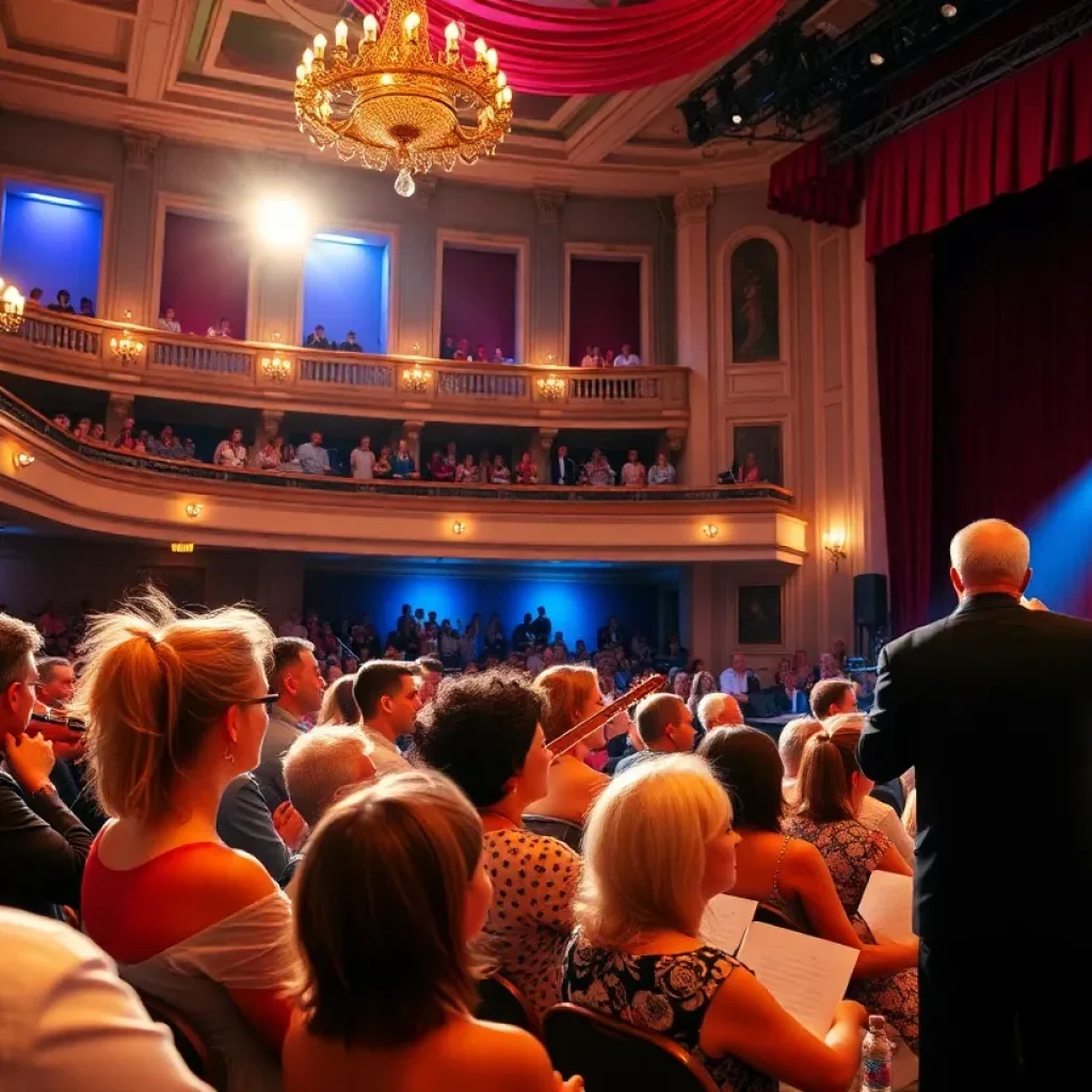 Audience enjoying live opera performance at Opera Orlando's concert series.