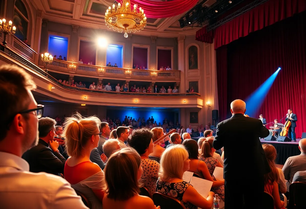 Audience enjoying live opera performance at Opera Orlando's concert series.