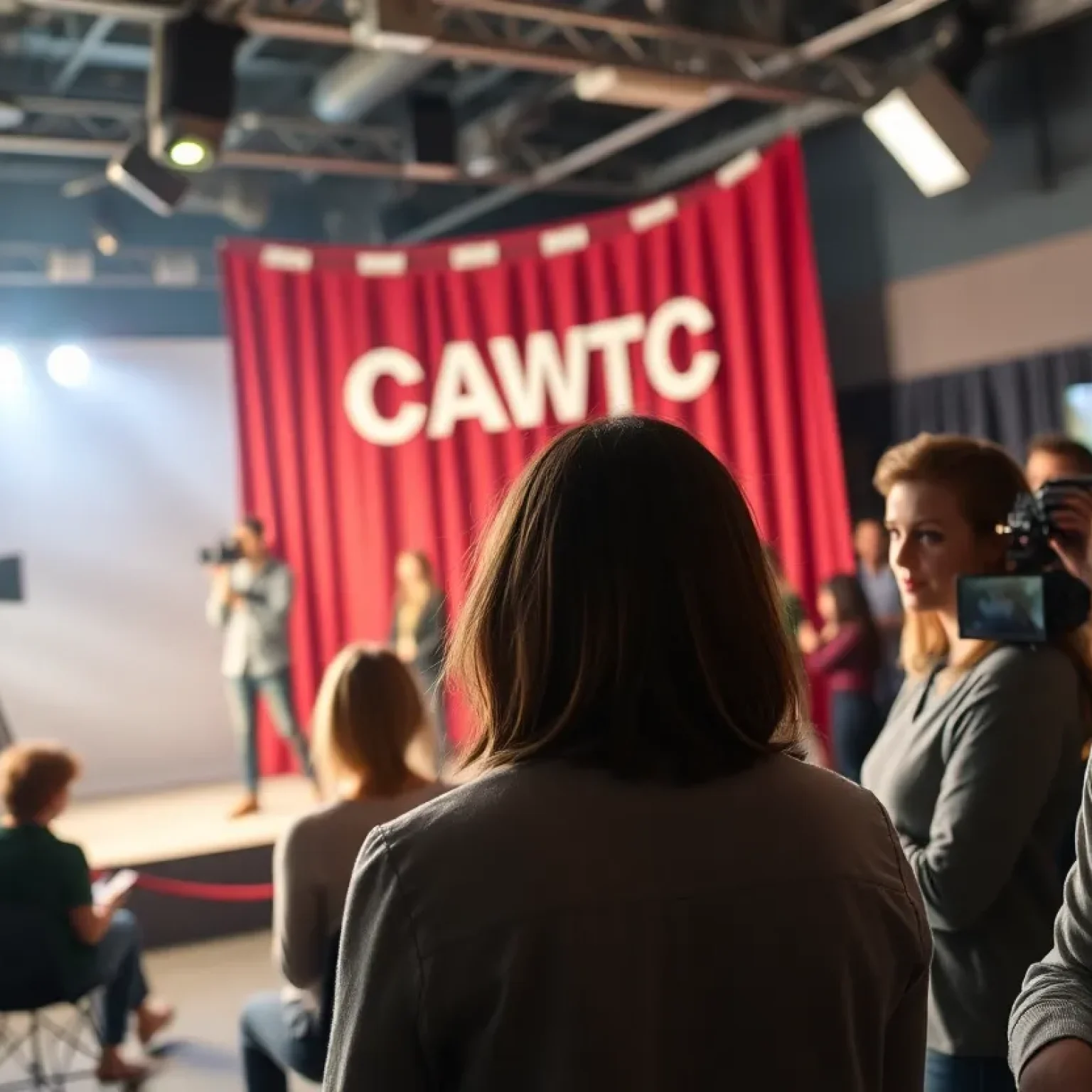 Actors auditioning at a casting call in Orlando