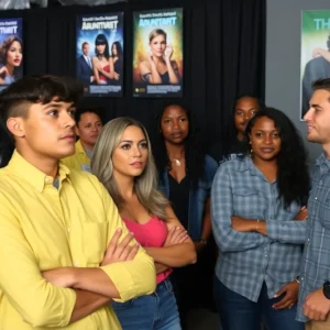 Actors auditioning at a casting call in Orlando