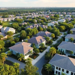 Landscape view of luxury and affordable homes in Orlando
