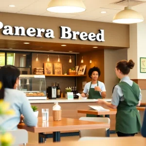 Training session at Panera Bread cafe