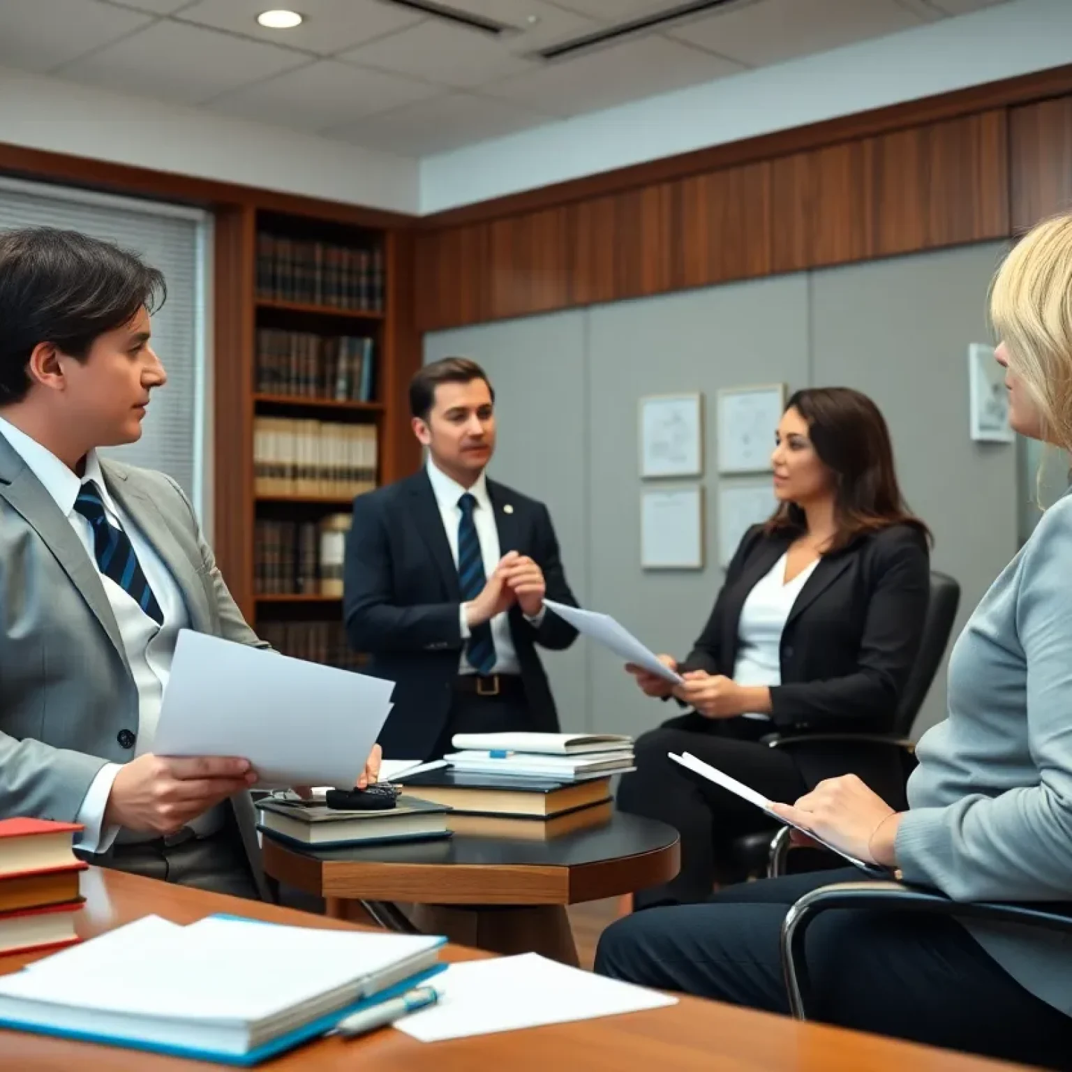 Professional legal team meeting at GrayRobinson law firm