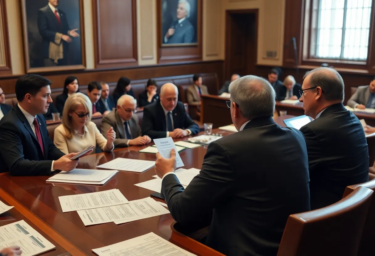 Senate Discusses Major Policy Changes