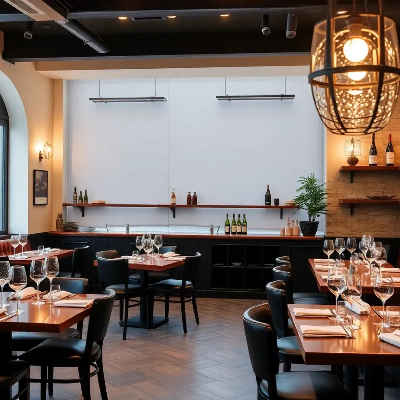 Interior of Terramia Wine Bar Trattoria showcasing elegant dining experience