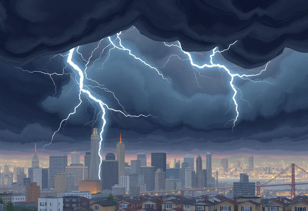 Historic Tornado Warning in San Francisco