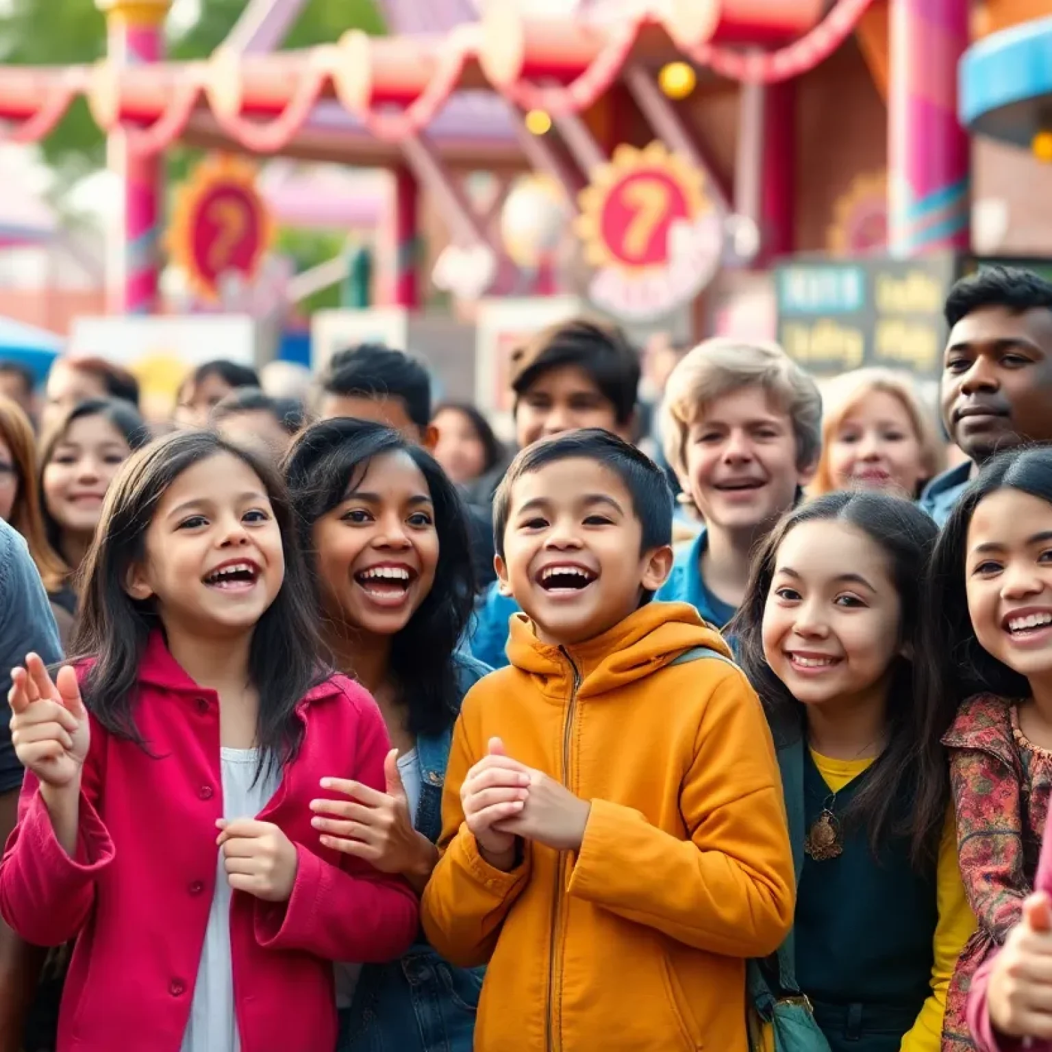 Families participating in casting calls at Universal Orlando