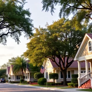 View of College Park neighborhood showcasing homes and community atmosphere