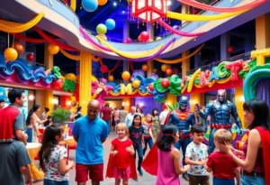 Families enjoying the DC Summer festival activities at Gaylord Palms