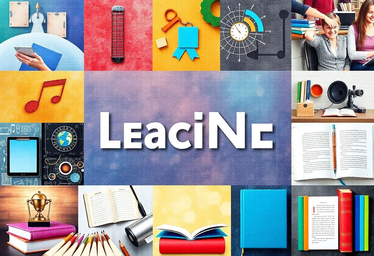 Collage of Florida Virtual School online learning themes