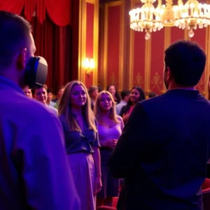 Aspiring actors at an Orlando casting call