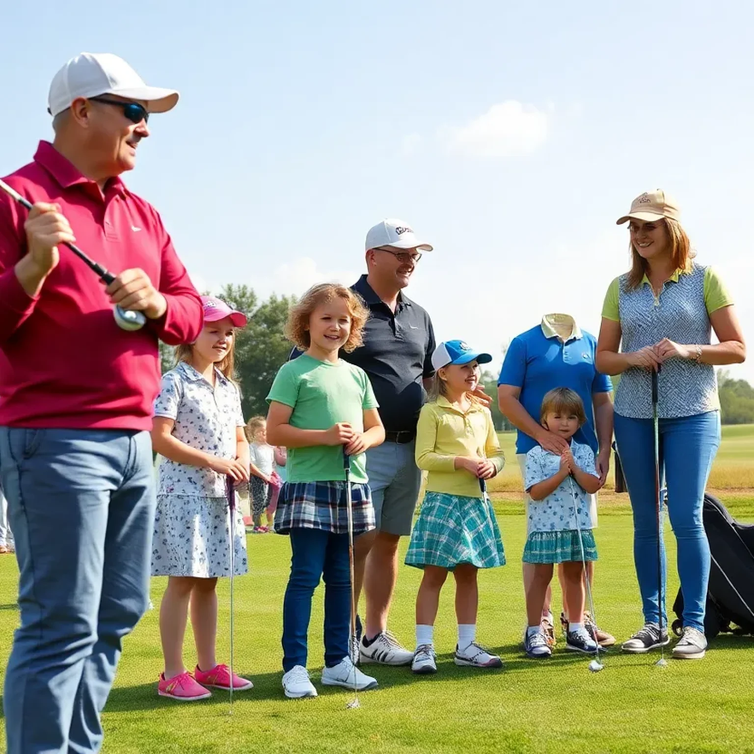 Families enjoying the PNC Championship at Ritz-Carlton Golf Club
