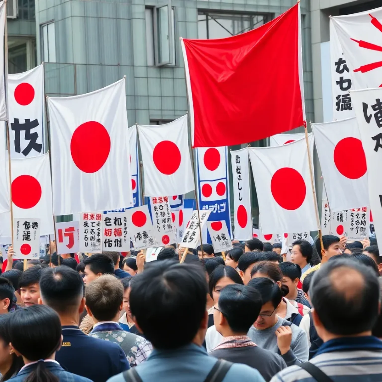 Political Rally for Sanseito Party in Japan