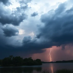Severe Thunderstorm in Lake County
