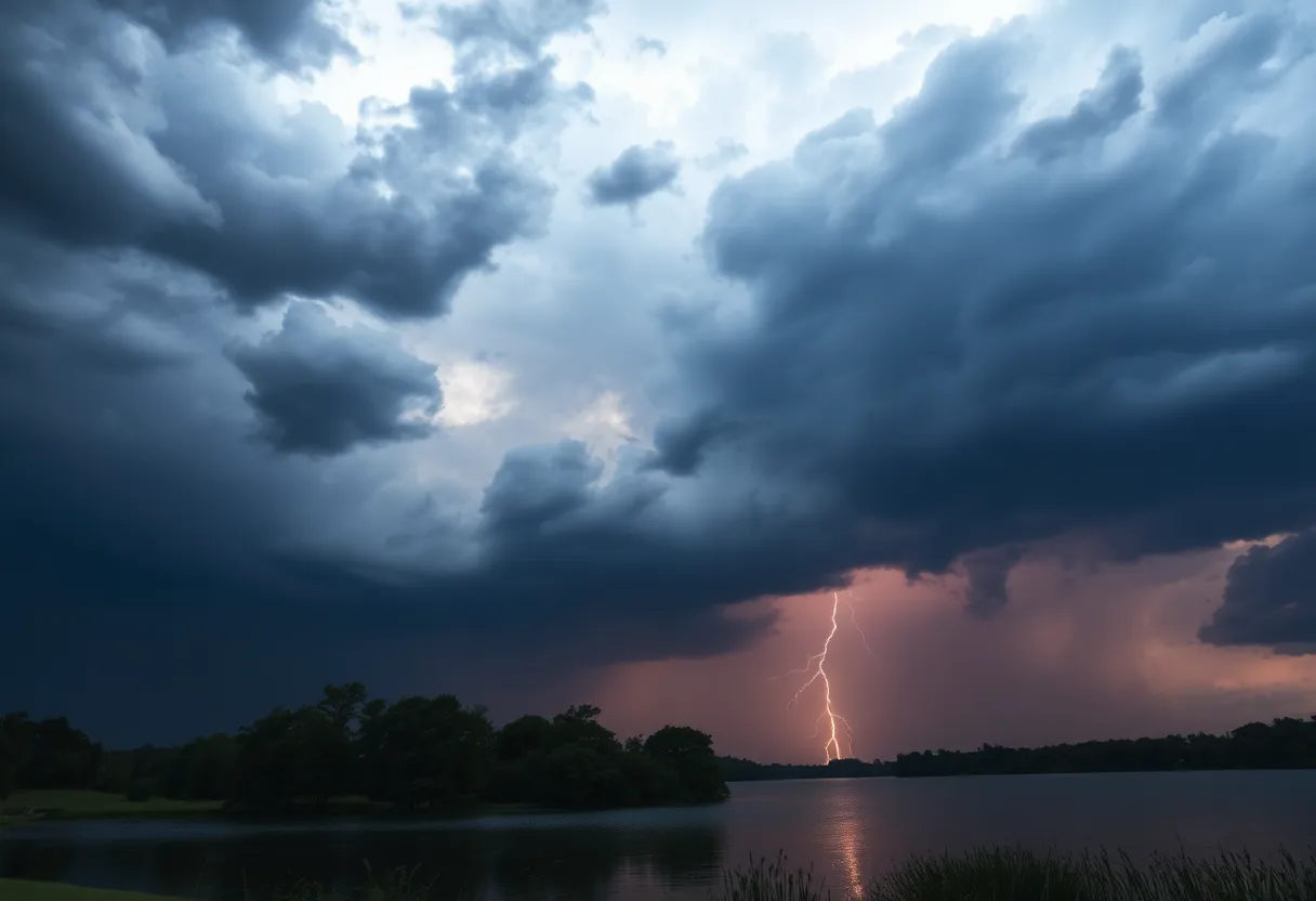Severe Thunderstorm in Lake County