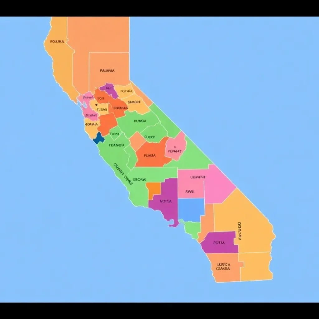 Proposed Congressional Districts in California
