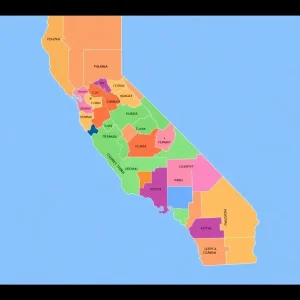 Proposed Congressional Districts in California