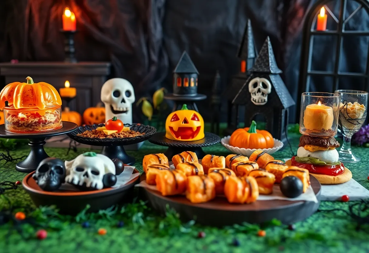 Spooky themed food offerings from Halloween Horror Nights 2025