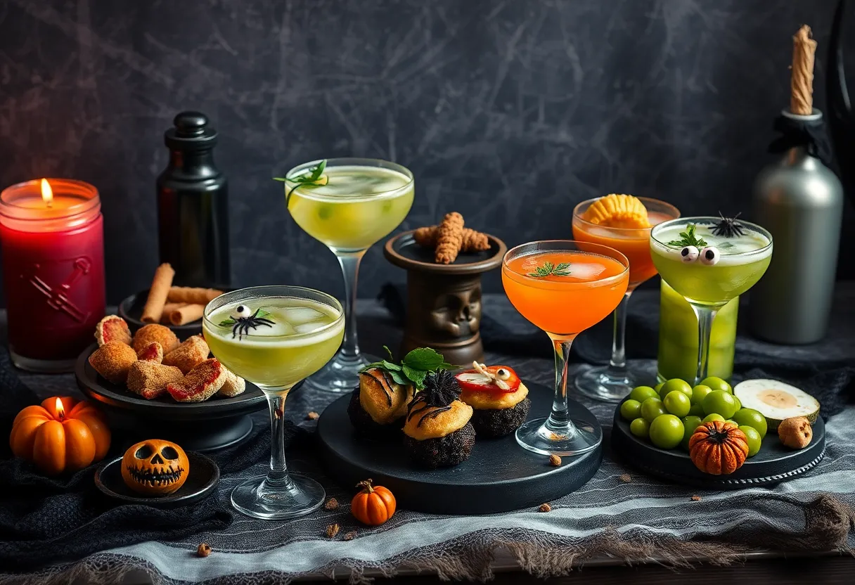 Themed food and drinks for Halloween Horror Nights