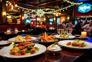 A beautifully laid table with various dishes representing Magical Dining in Orlando