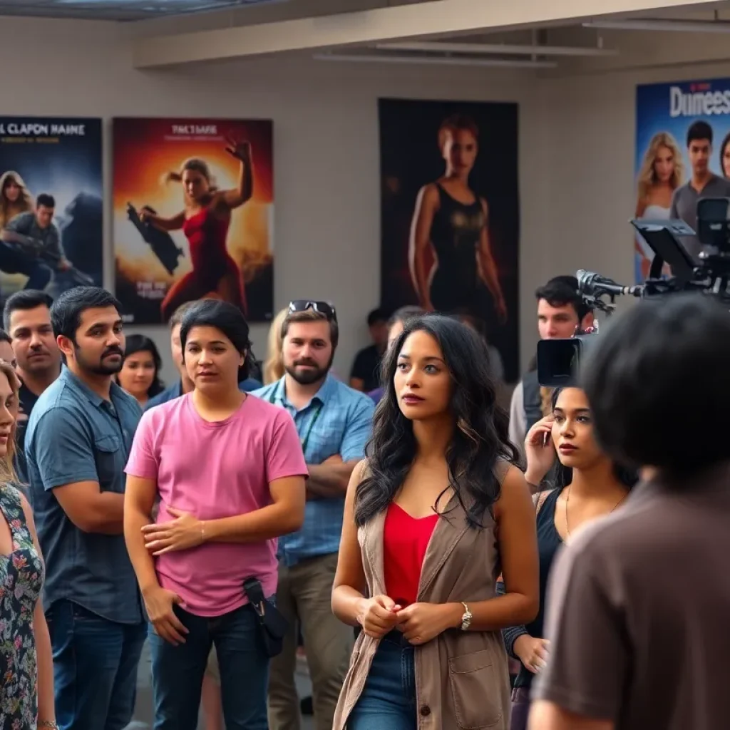 Diverse actors auditioning at a casting call event in Orlando.
