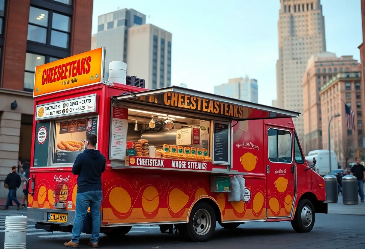 Cheesesteak food truck in Orlando